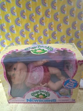 Cabbage Patch Kids Pink Drink 'n Wet Newborn Doll Her Name Is Toni Reese